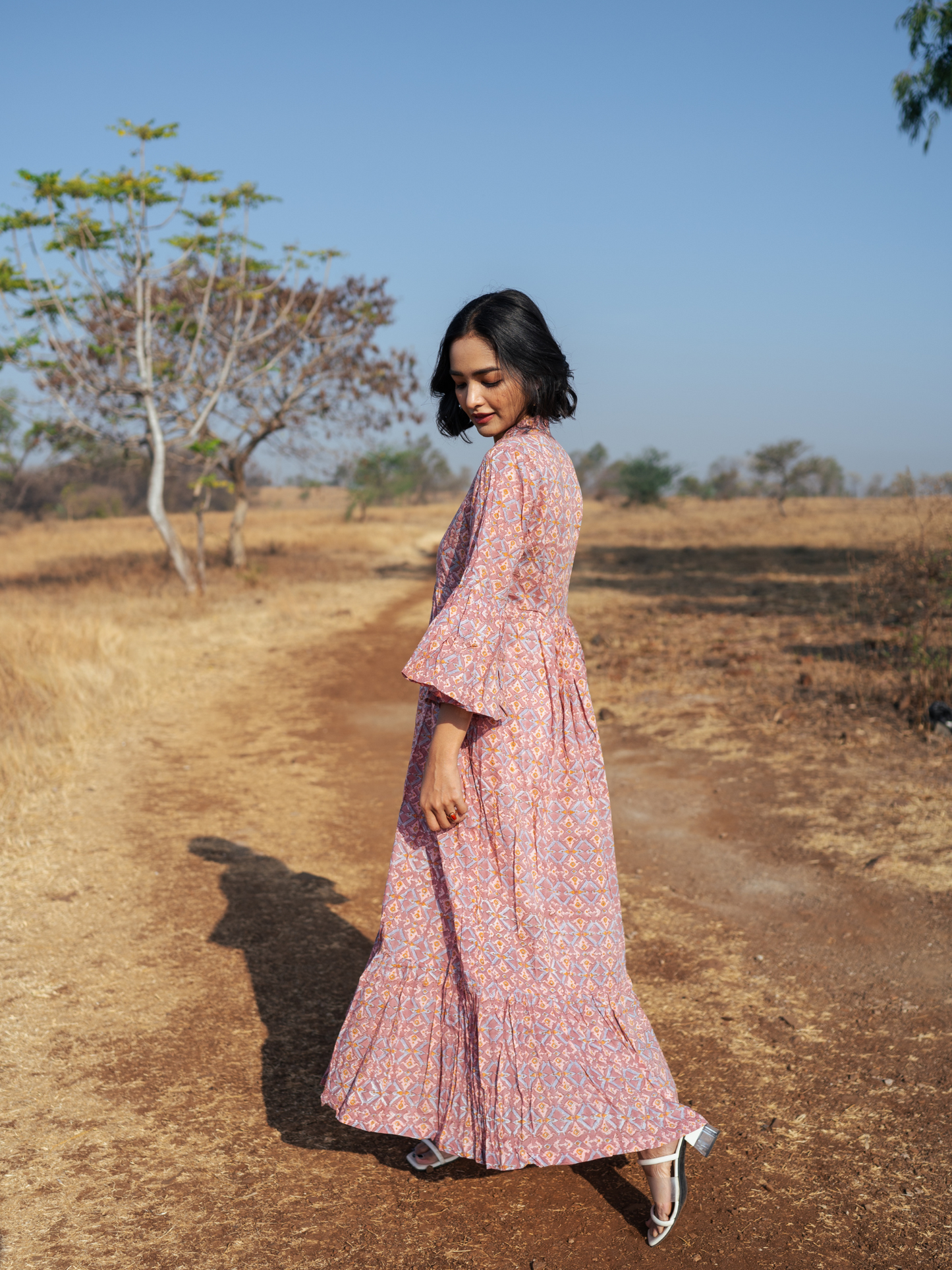 Pondi Dress - Hand-block Printed Cotton Dress