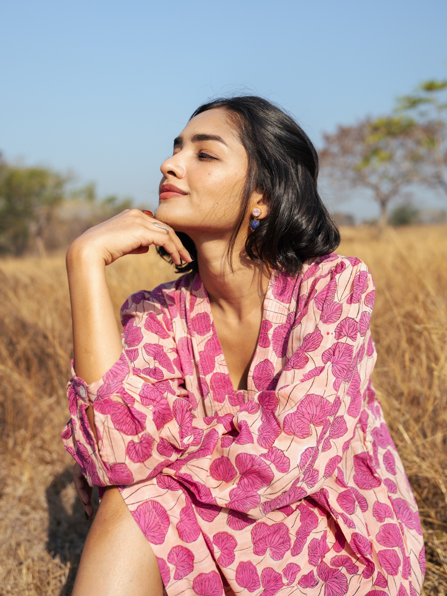 Mussoorie Dress - Hand-block Printed Cotton Dress