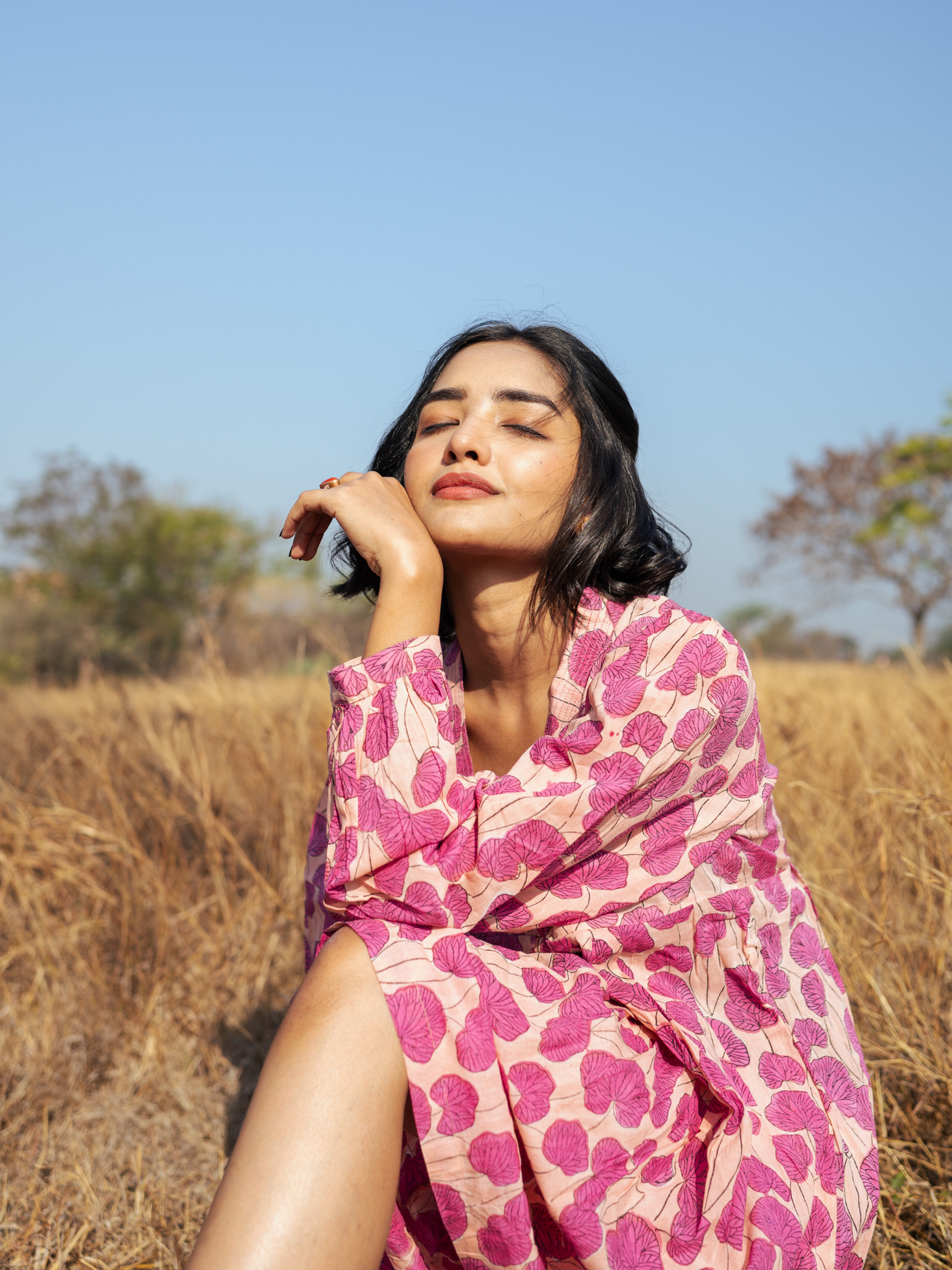 Mussoorie Dress - Hand-block Printed Cotton Dress