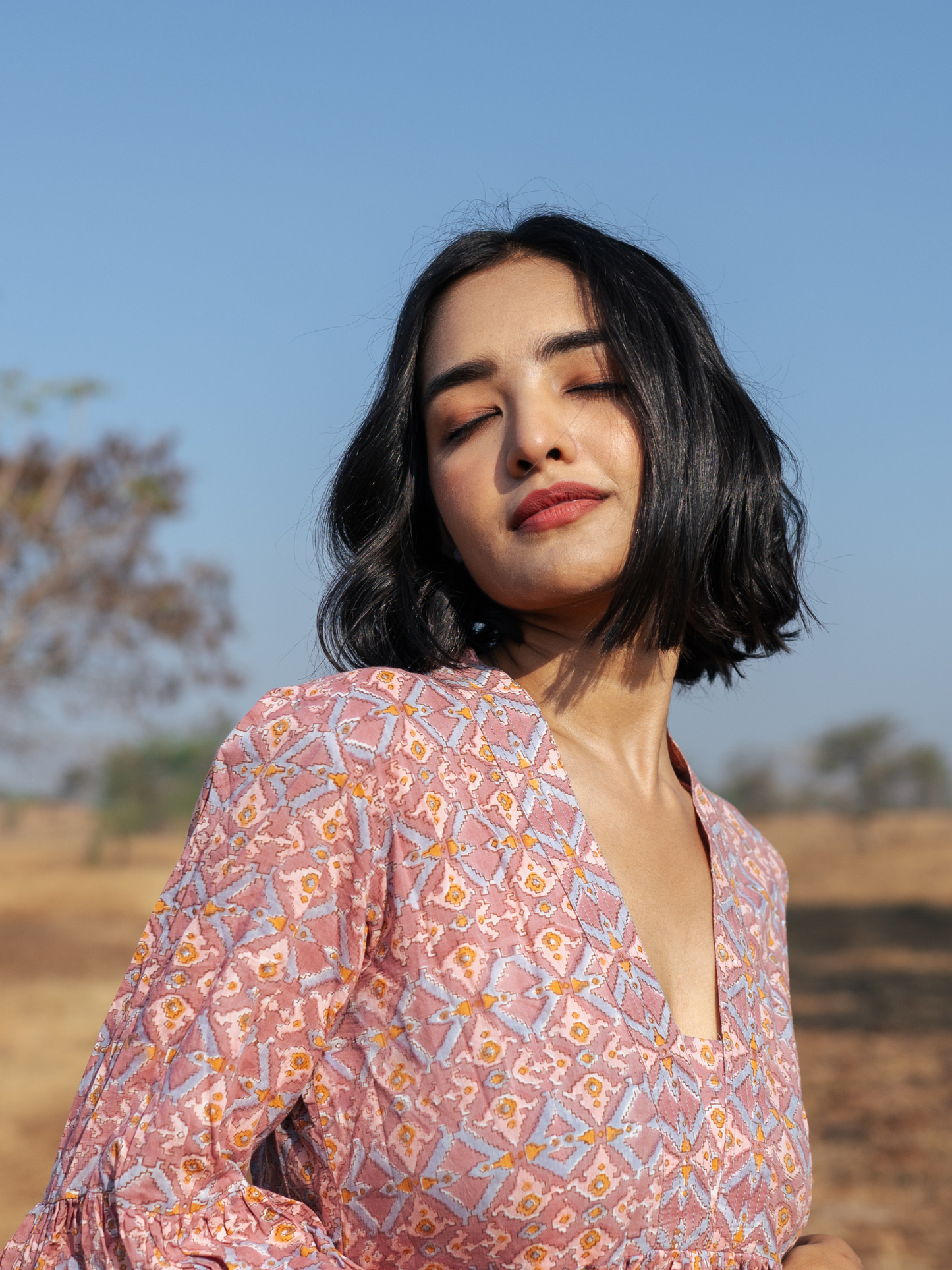 Pondi Dress - Hand-block Printed Cotton Dress