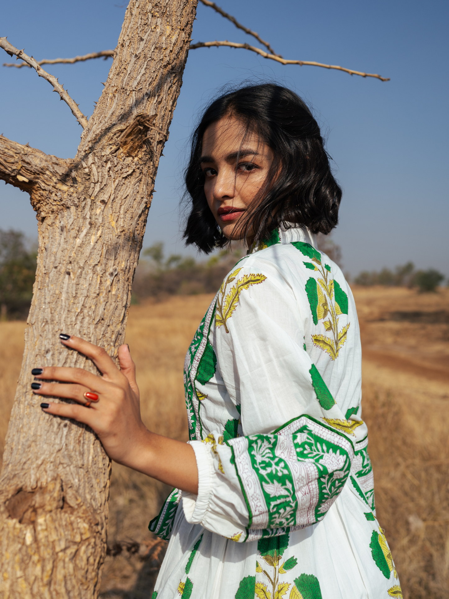 Kochi Dress - Hand-block Printed Cotton Dress