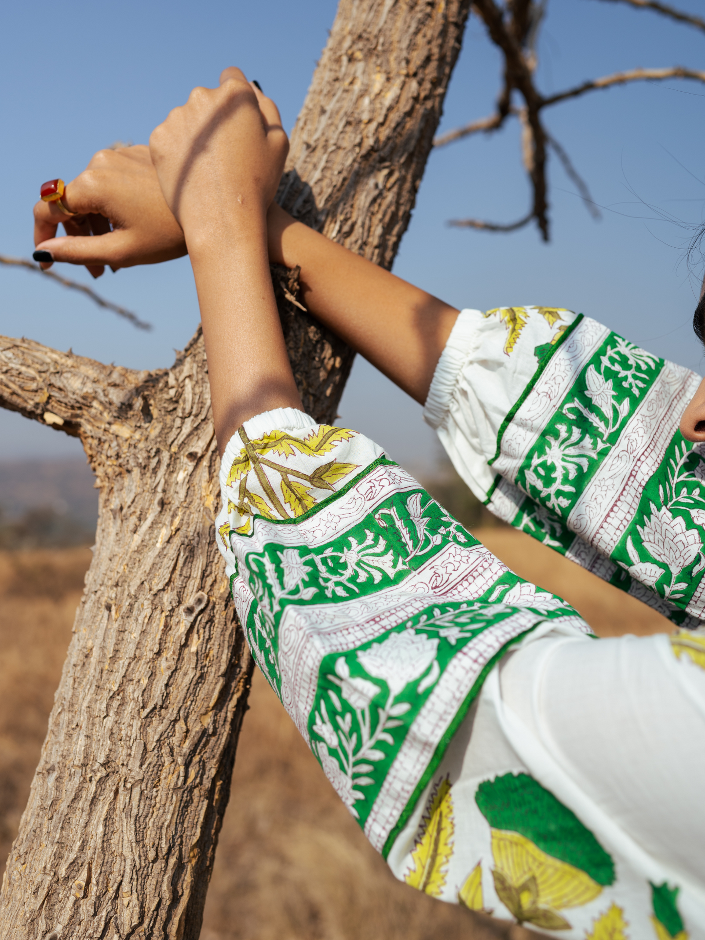 Kochi Dress - Hand-block Printed Cotton Dress