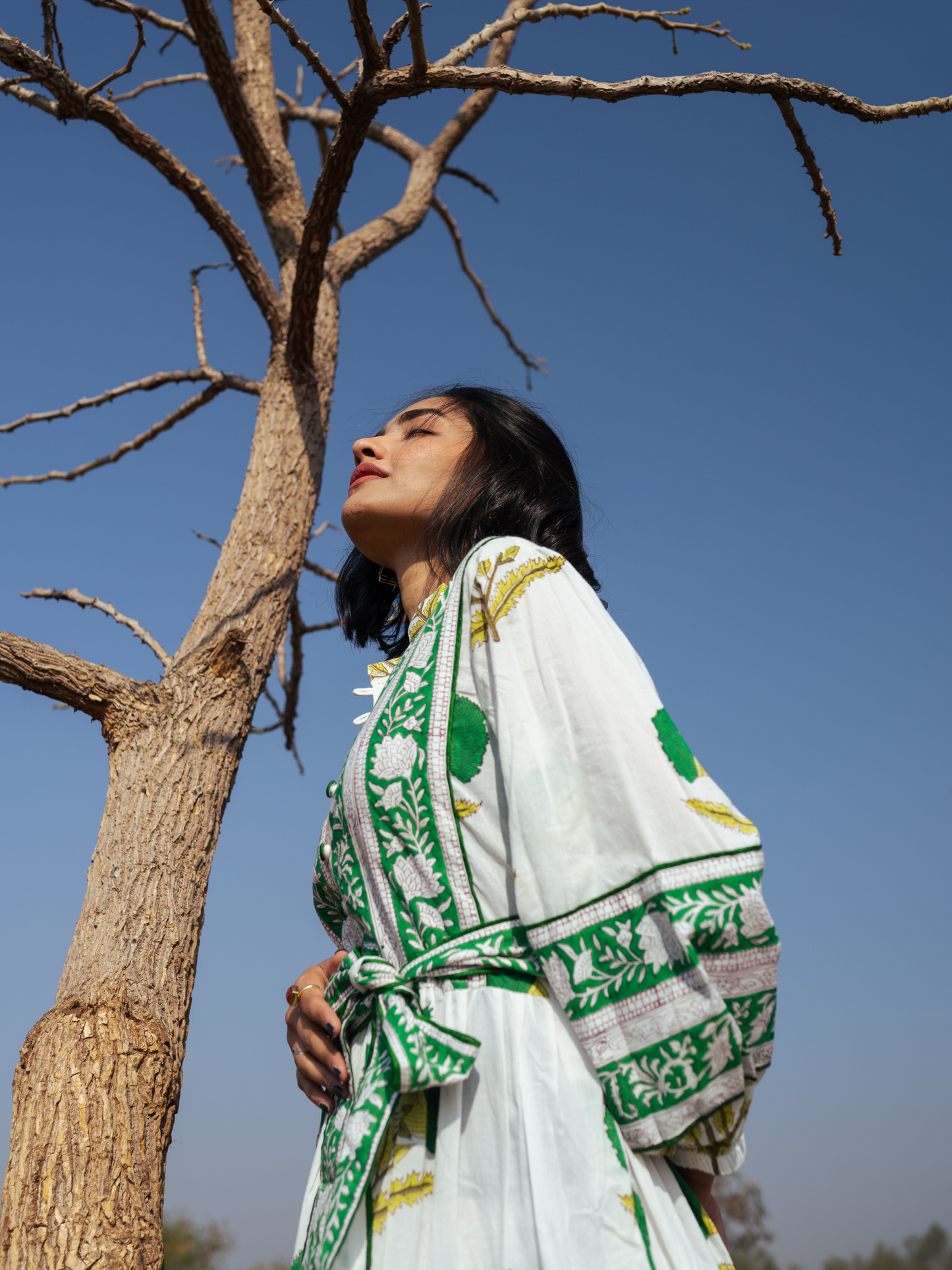 Kochi Dress - Hand-block Printed Cotton Dress
