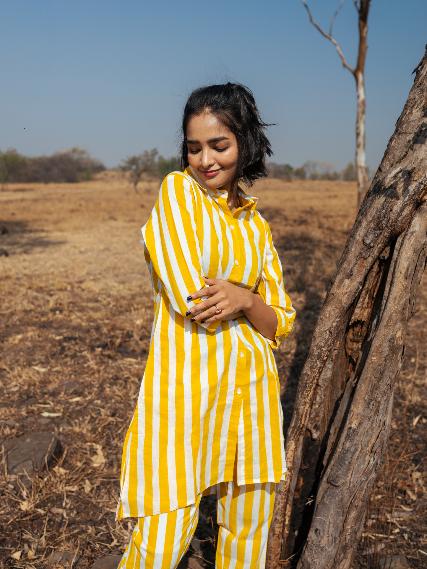 Jaisalmer Co-Ord Set - Hand-block Printed Cotton Co-Ord Set