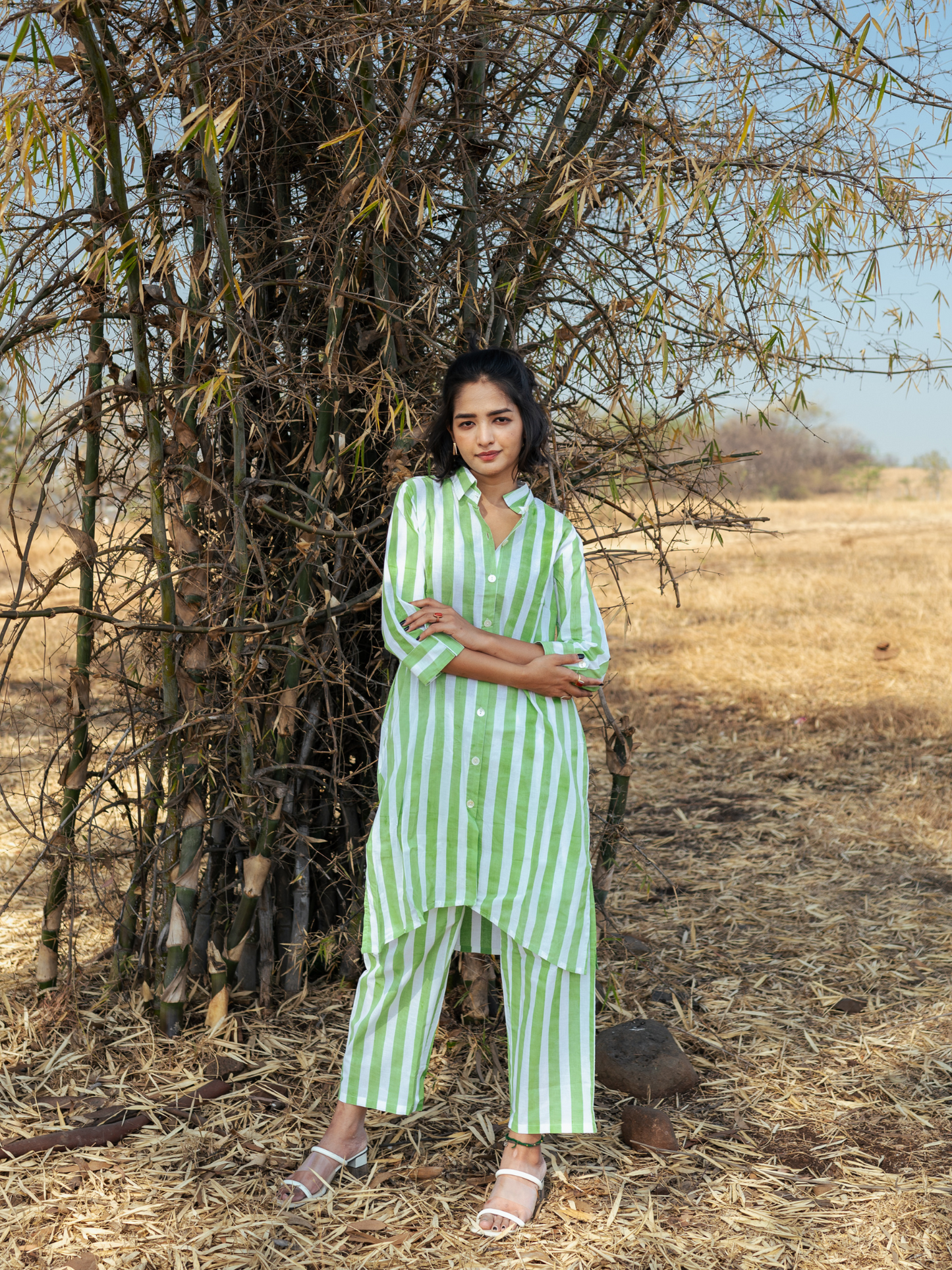 Andaman Co-Ord Set - Hand-block Printed Cotton Co-Ord Set