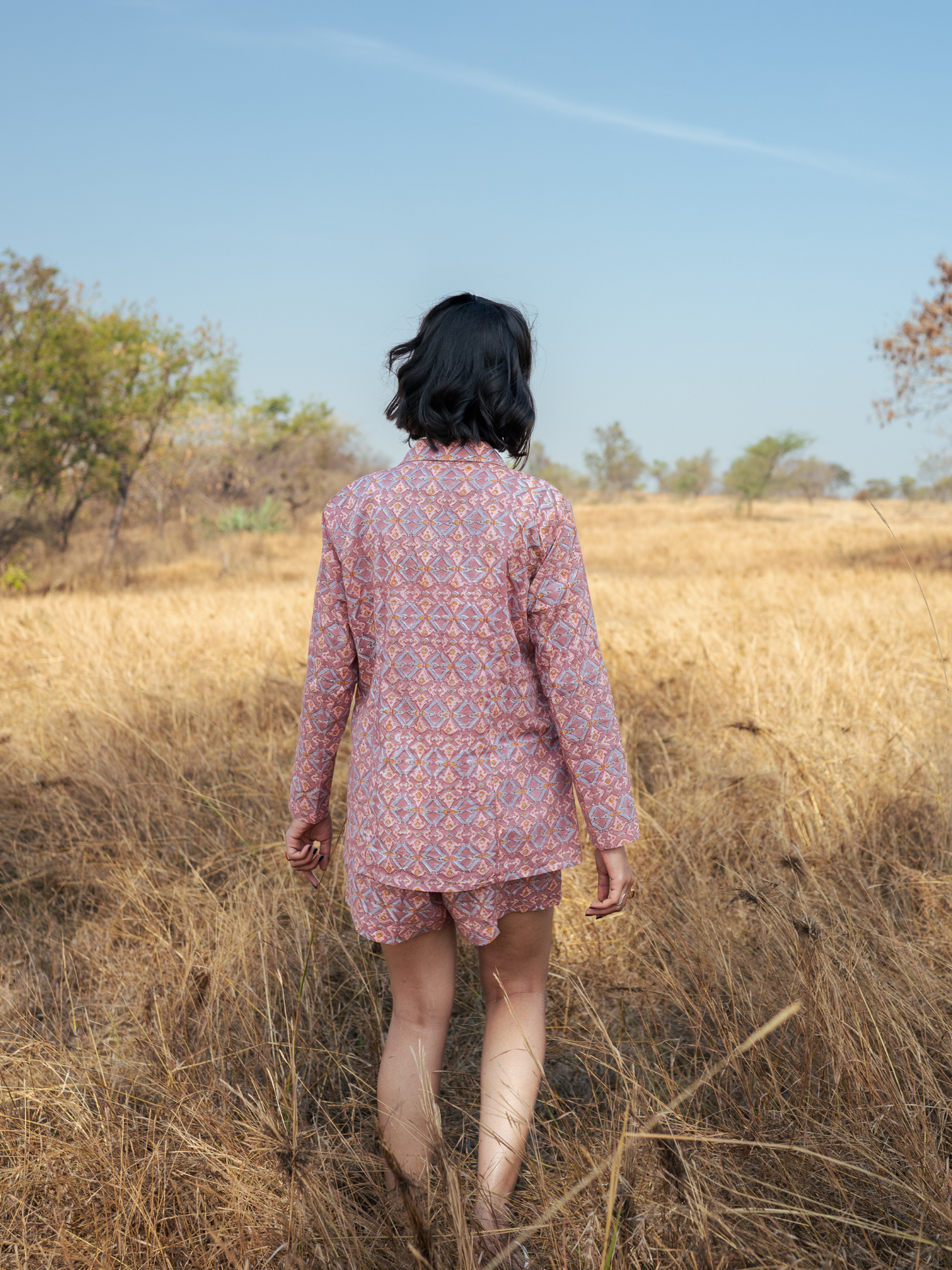 Pondi Co-Ord Set - Hand-block Printed Cotton Co-Ord Set