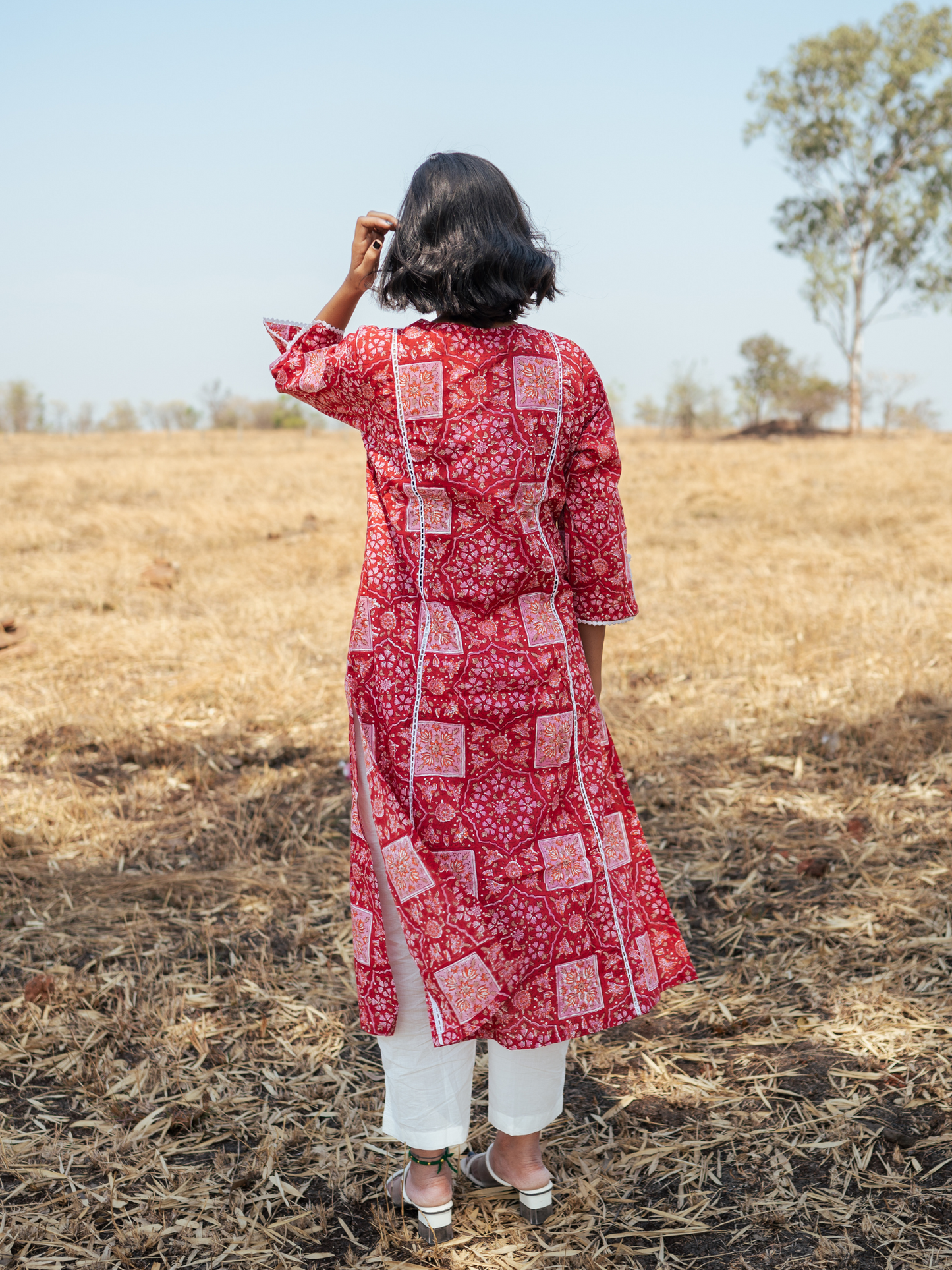 Bikaner Kurta Set - Hand-block Printed Cotton Kurta Set