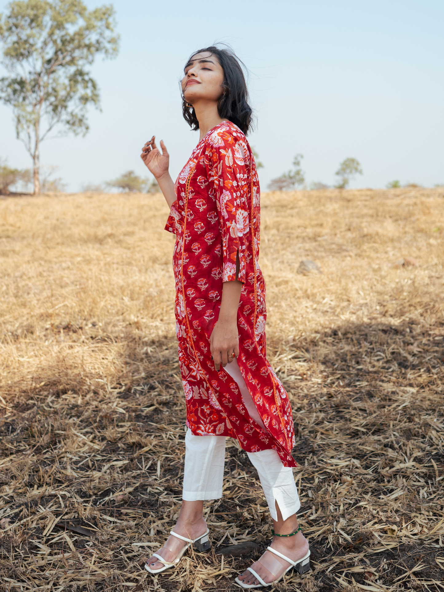 Amer Kurta Set - Hand-block Printed Cotton Kurta Set