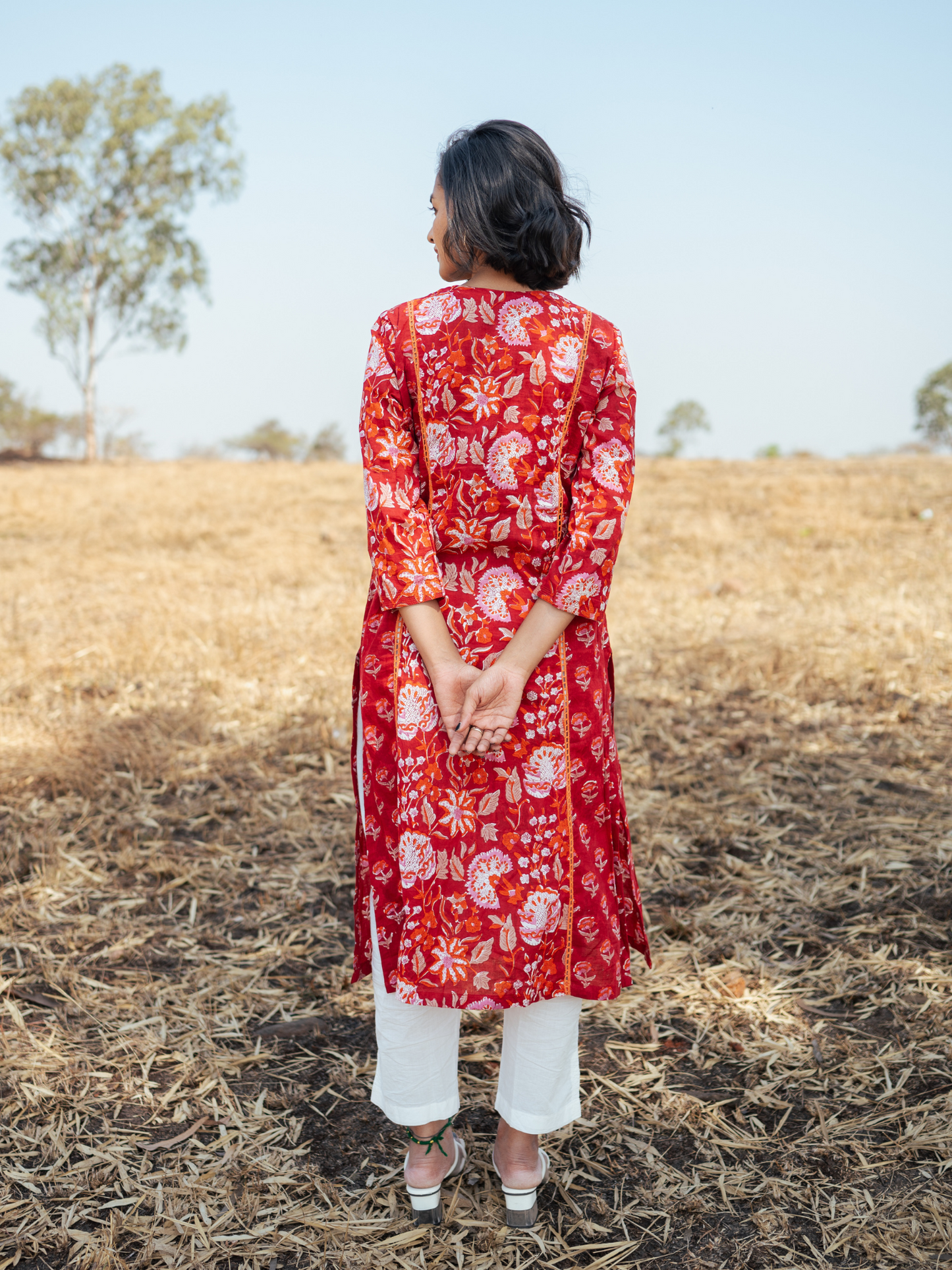 Amer Kurta Set - Hand-block Printed Cotton Kurta Set