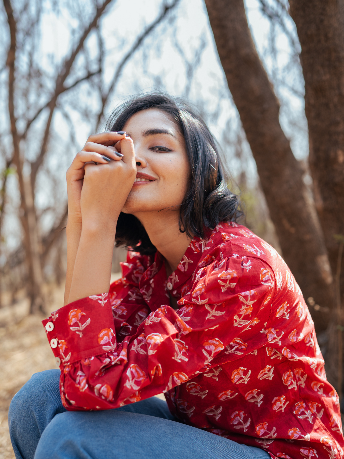 Jaipur Shirt - Hand-block Printed Cotton Shirt