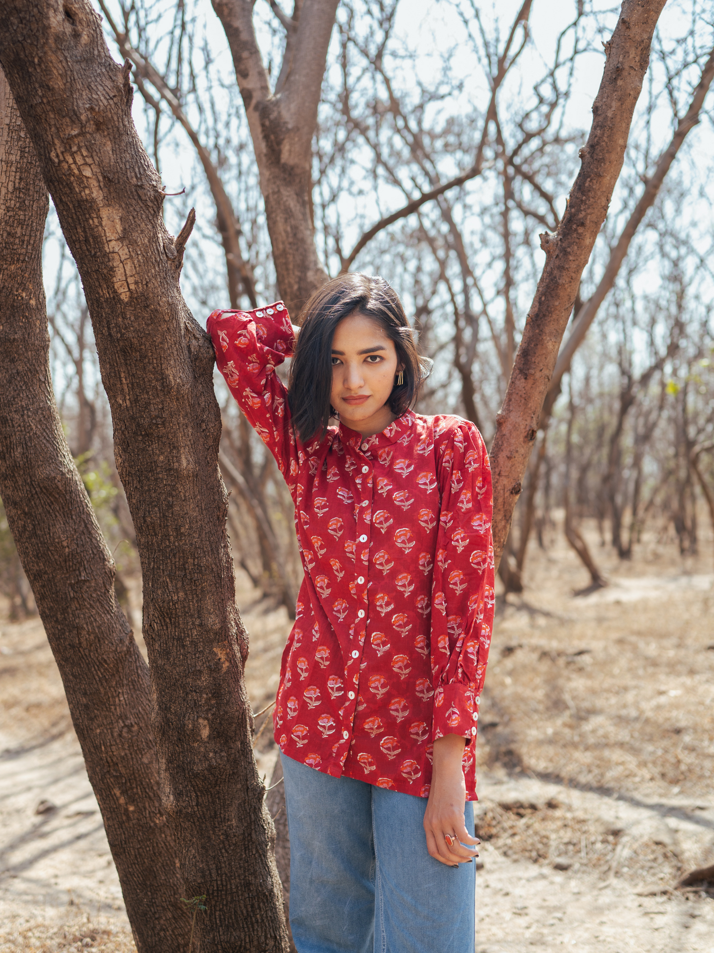 Jaipur Shirt - Hand-block Printed Cotton Shirt