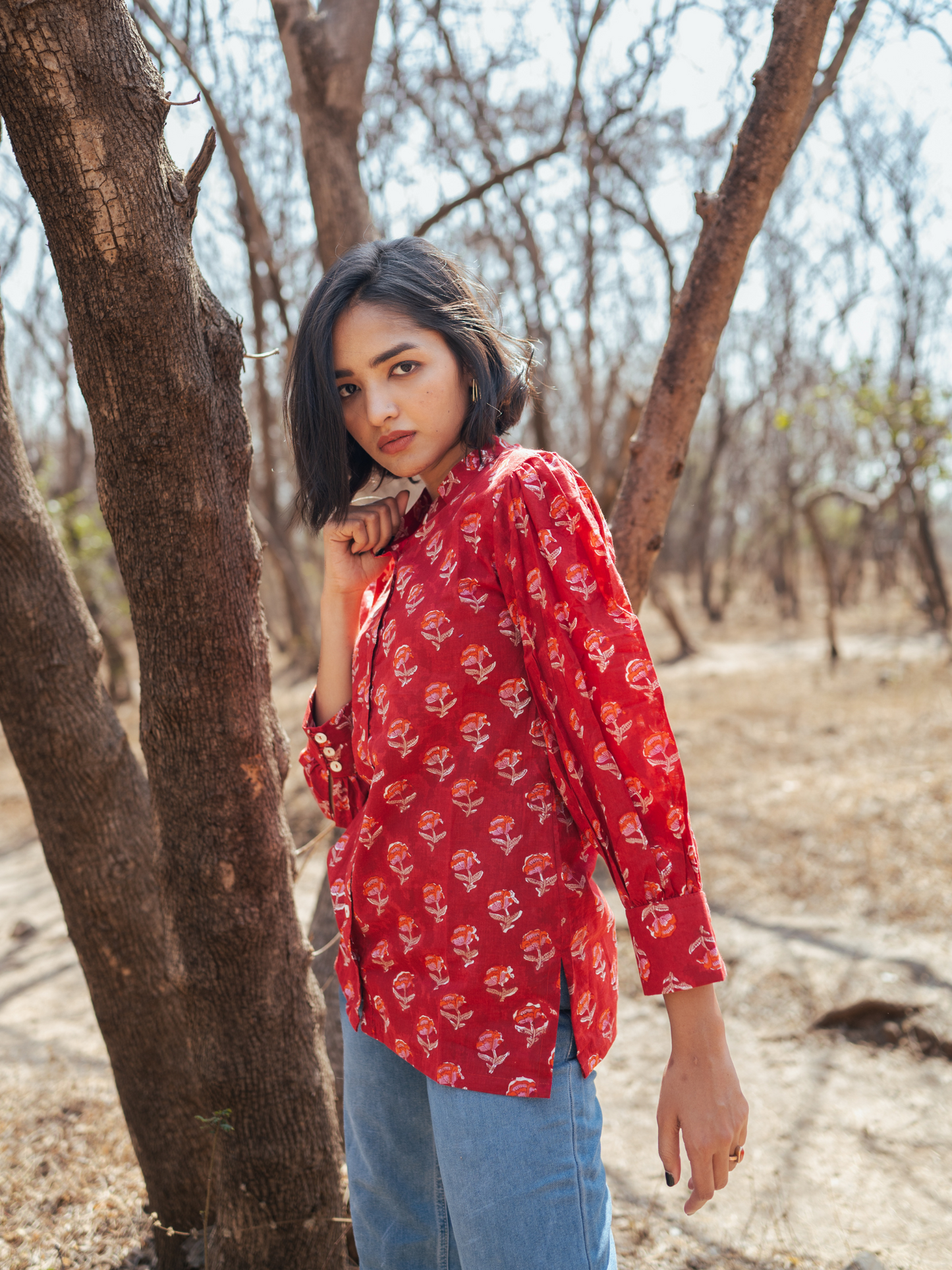 Jaipur Shirt - Hand-block Printed Cotton Shirt