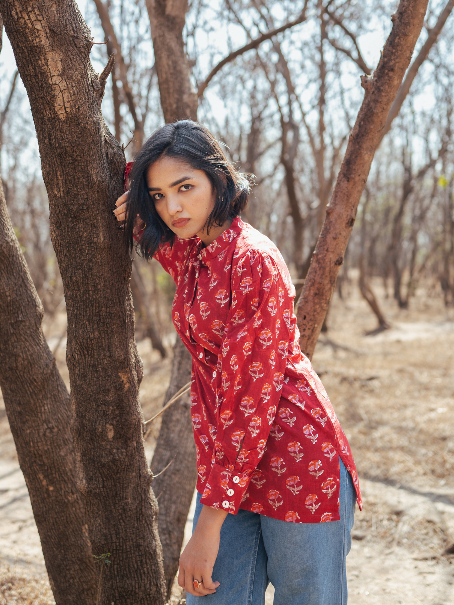 Jaipur Shirt - Hand-block Printed Cotton Shirt