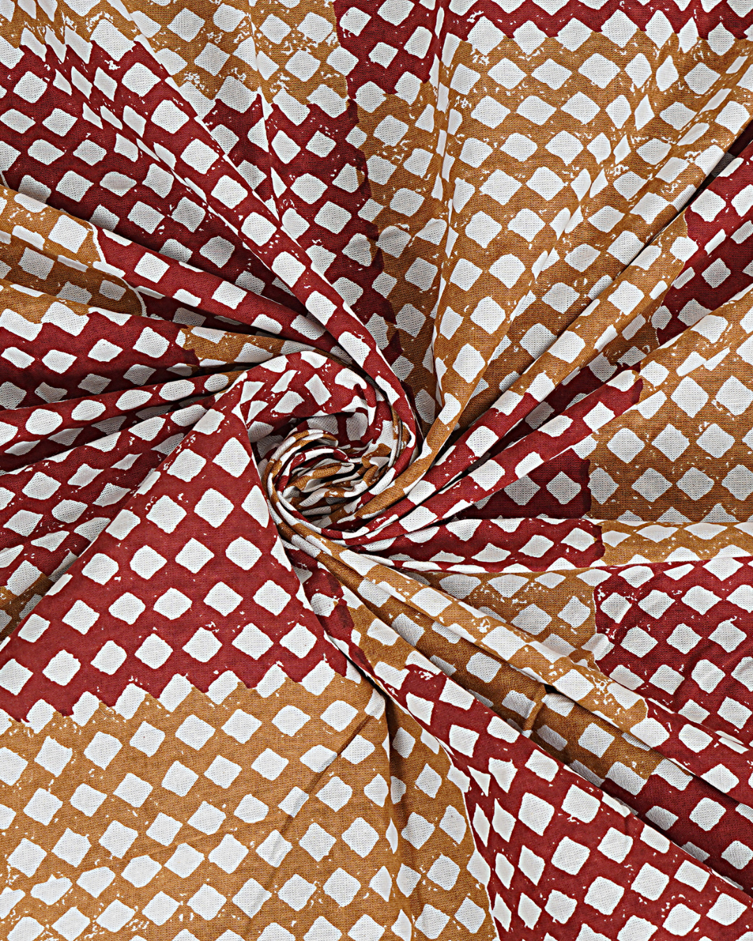Marrakesh Bedsheet in Chevron Mustard
