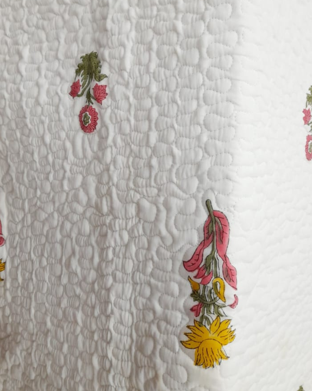 Mughal Baagh Printed Quilted Bedcover