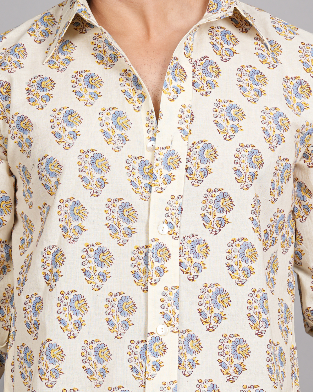 Blue Paisley Shirt