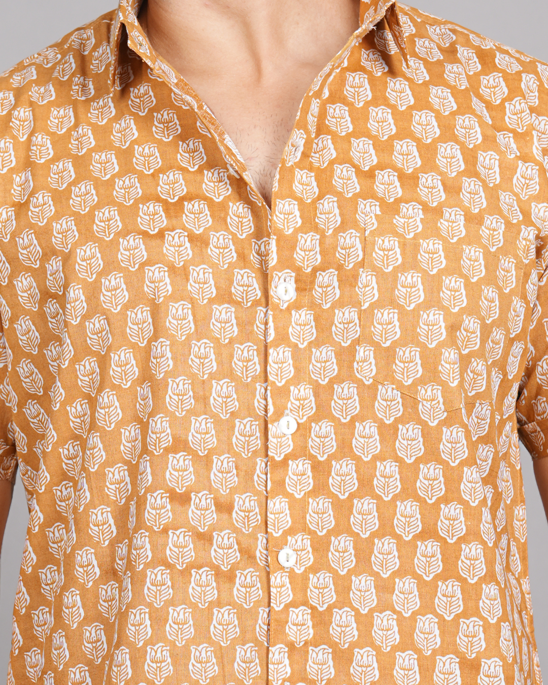 Mustard Lotus Shirt
