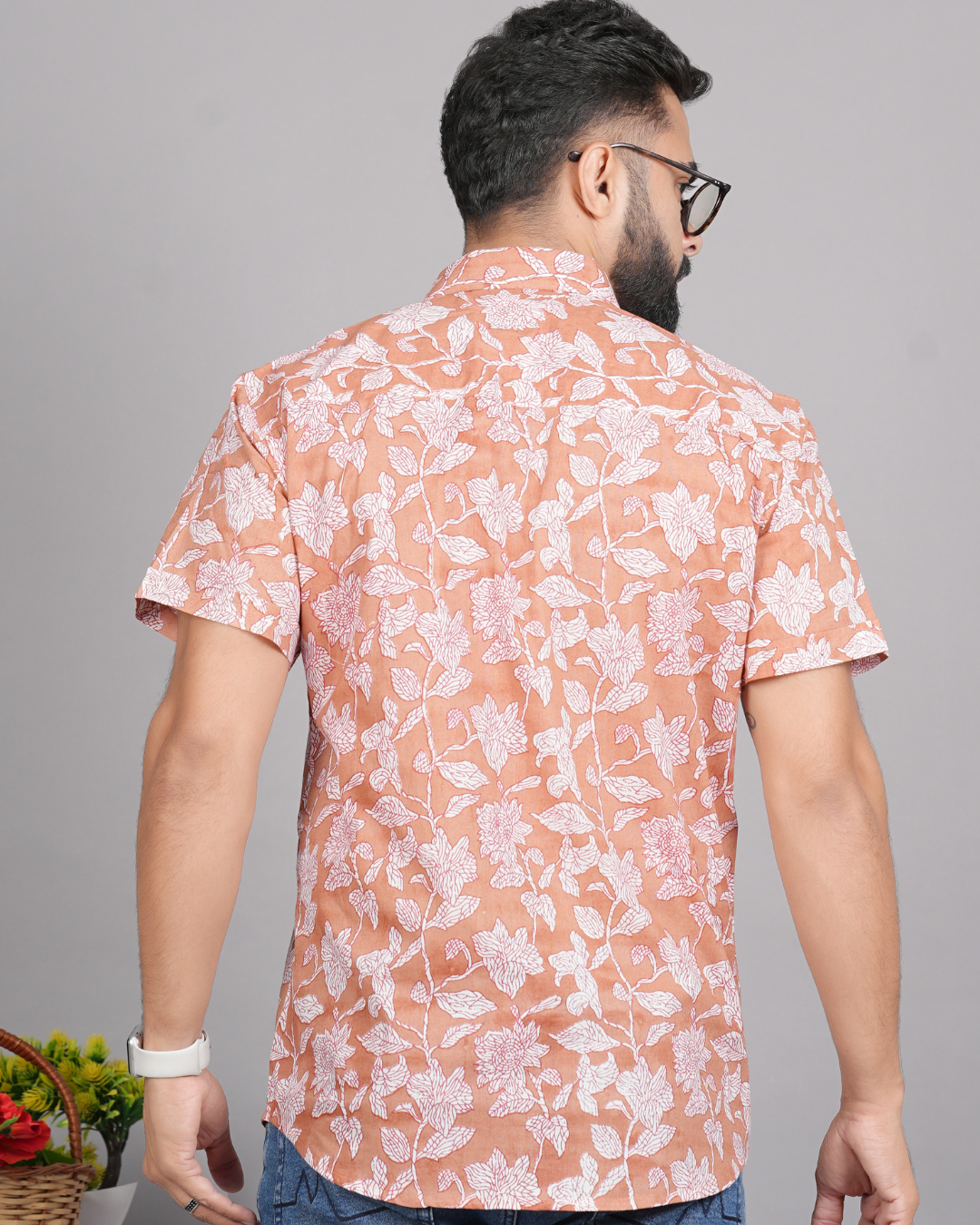 Tangerine Fern Shirt