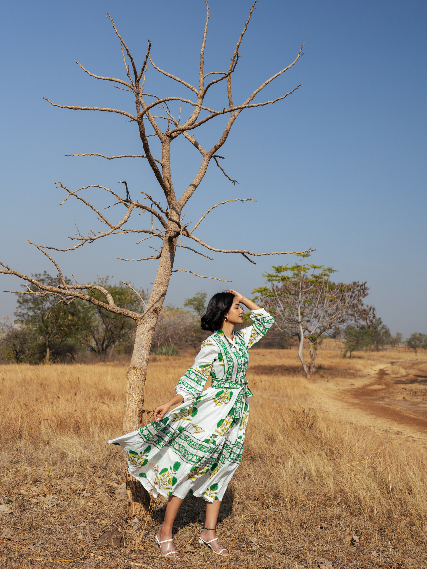 Kochi Dress - Hand-block Printed Cotton Dress