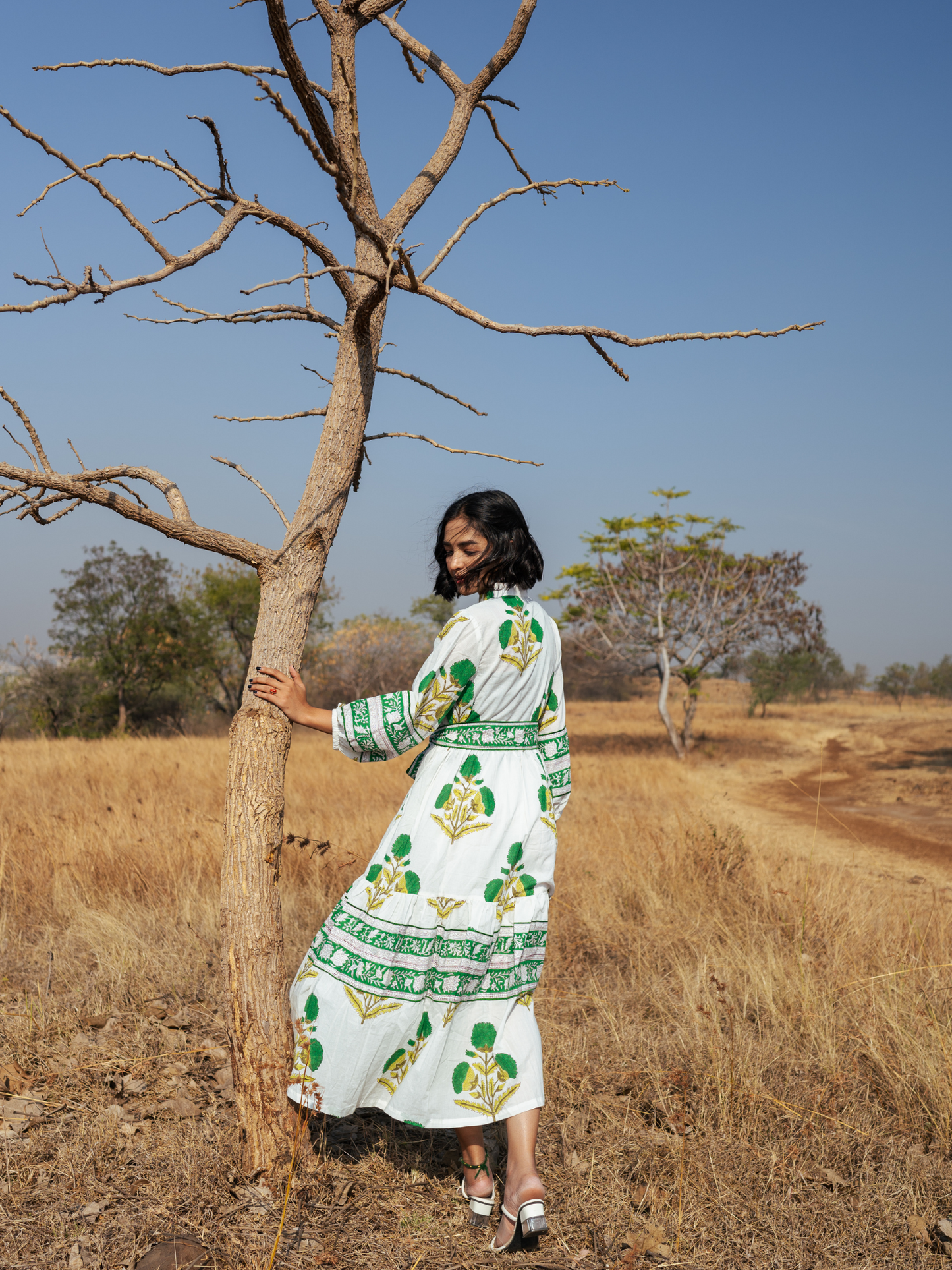 Kochi Dress - Hand-block Printed Cotton Dress