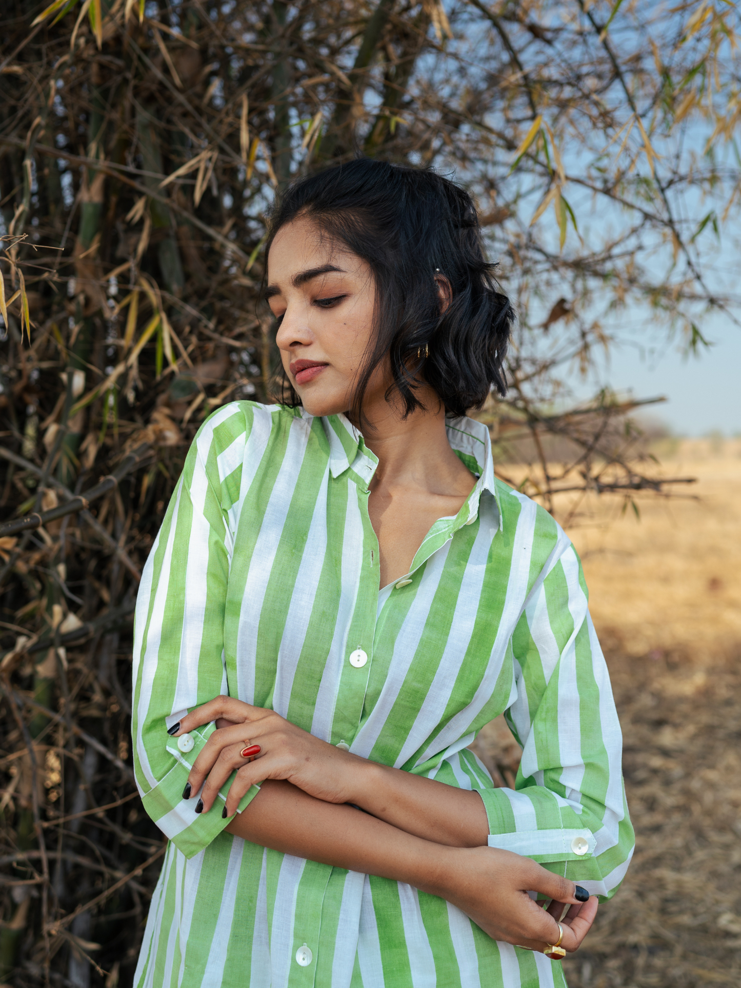 Andaman Co-Ord Set - Hand-block Printed Cotton Co-Ord Set