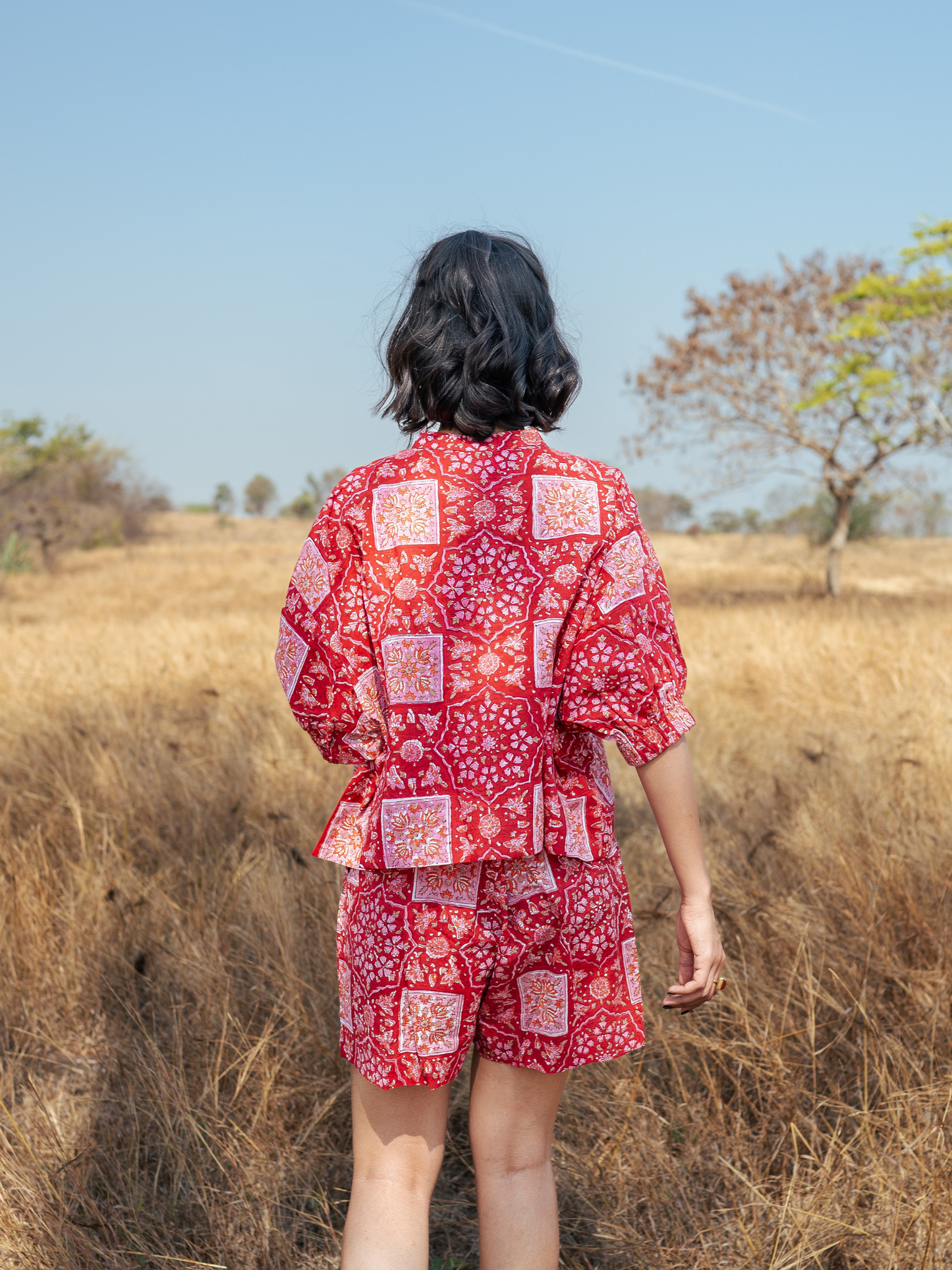 Bikaner Co-Ord Set -  Hand-block Printed Cotton Co-Ord Set