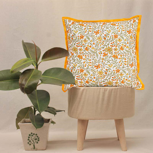 Cushion Yellow Green Jaal